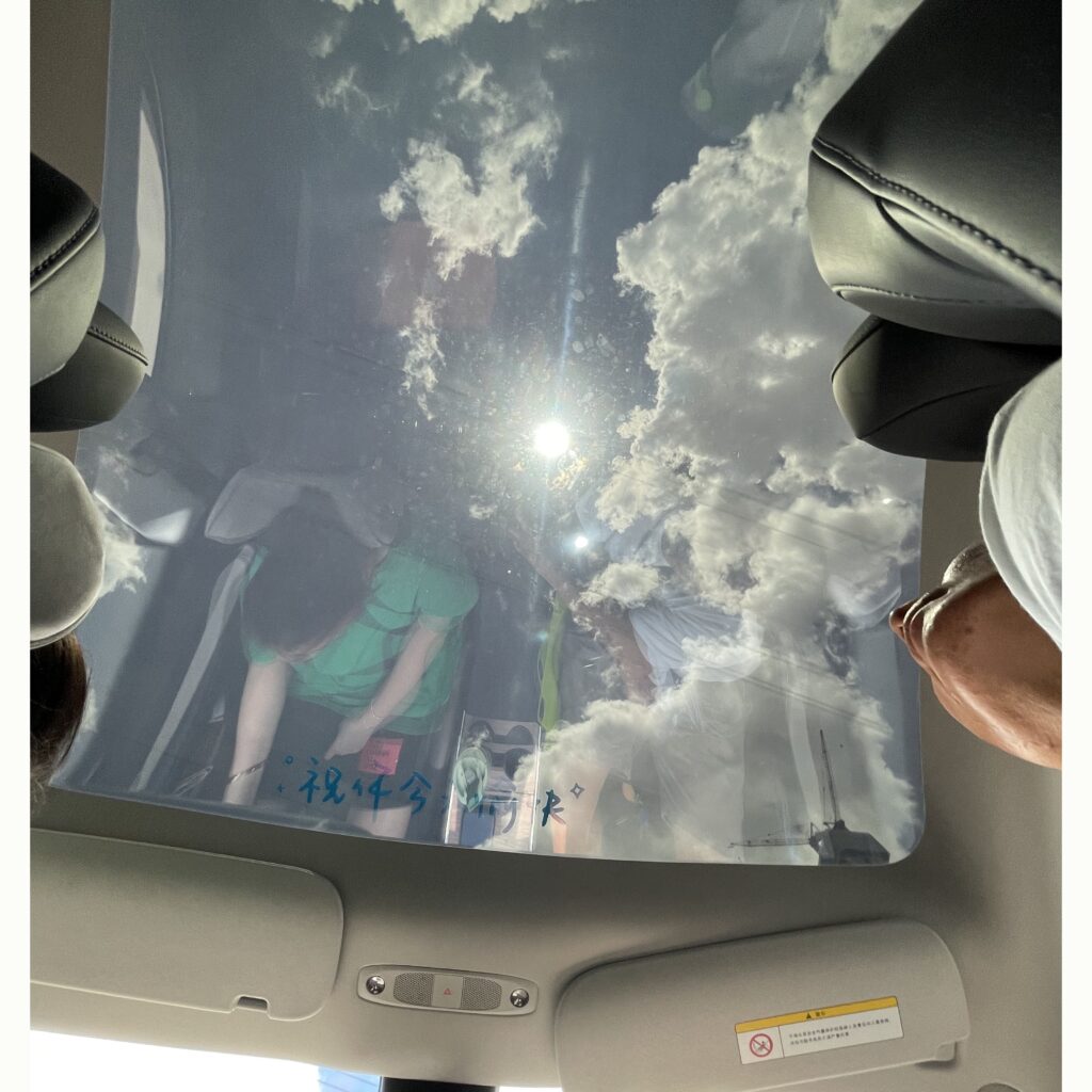 car Switchable smart sunroof